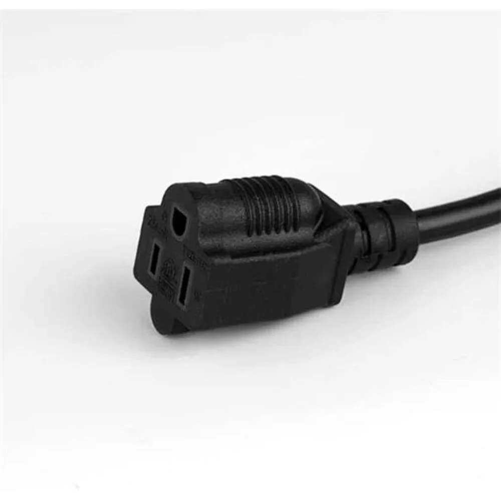 2-Pack 8ft Extension Cord Outdoor 16 AWG Heavy Duty Power Cord 3 Prong